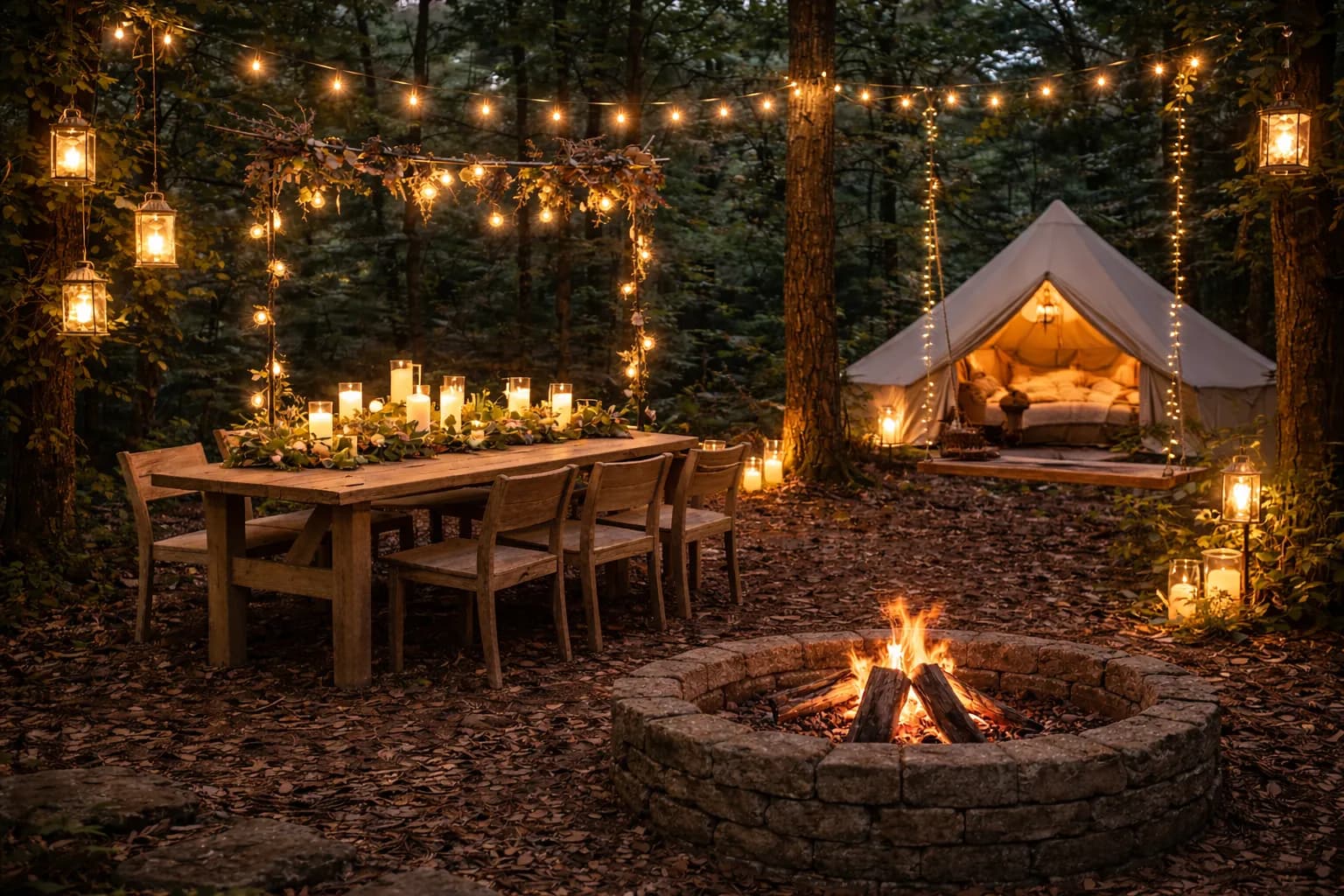 Curated Bell Tent Site